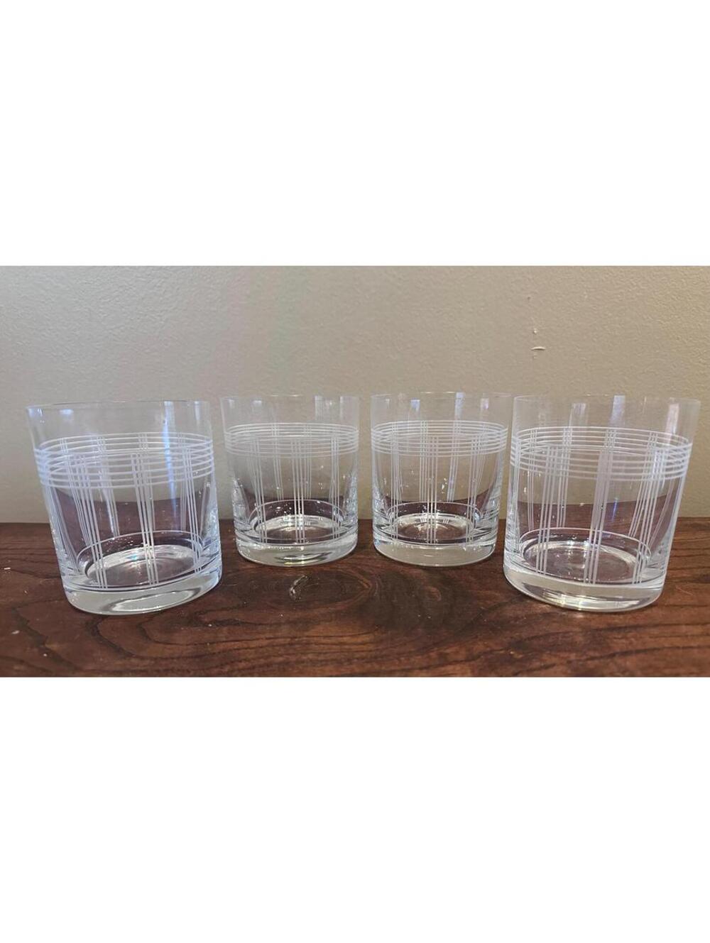 Vintage Riedel Etched Highball Glasses Set of 4